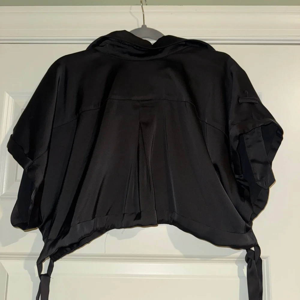 NONchalant Black Button Down Shirt - Picture 4 of 6
